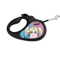 Collar (Коллар) WAUDOG Roulette Leash - Поводок-рулетка для собак с рисунком "Харли Квинн" (XS) в E-ZOO