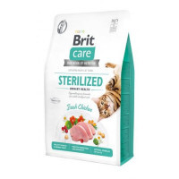 Brit Care (Брит Кеа) Cat Grain-Free Sterilized Urinary Health - Сухой беззерновой корм с курицей для взрослых стерилизованных кошек (2 кг)