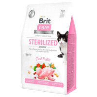 Brit Care (Бріт Кеа) Cat Grain-Free Sterilized Sensitive - Сухий беззерновий корм з кроликом для дорослих стерилізованих кішок з чутливою травною системою (400 г) в E-ZOO