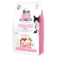 Brit Care (Брит Кеа) Cat Grain-Free Sterilized Sensitive - Сухой беззерновой корм с кроликом для взрослых стерилизованных кошек с чувствительной пищеварительной системой (400 г) в E-ZOO
