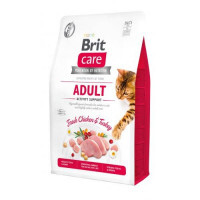 Brit Care (Брит Кеа) Cat Grain-Free Adult Activity Support - Сухой беззерновой корм с индейкой и курицей для взрослых кошек с высоким уровнем активности (2 кг)