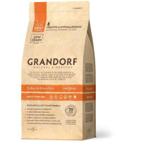 Grandorf (Грандорф) Turkey & Brown Rice Sterilised - Сухой корм с индейкой и коричневым рисом для взрослых кастрированных котов и стерилизованных кошек (2 кг)
