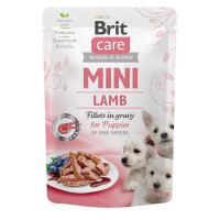 Brit Care (Брит Кеа) Mini Lamb for puppies - Влажный корм с ягненком для щенков мелких и мини-пород (филе в соусе) (85 г)