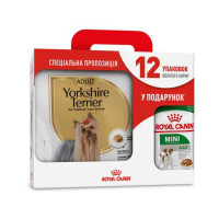 Royal Canin (Роял Канин) Yorkshire Terrier Adult - Сухой корм для взрослых собак породы Йоркширский Терьер (3 кг + 12 (85 г))