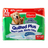 Hartz (Хартц) Home Protection Quilted plus Training Pads for dogs&puppies XL - Супервпитывающие стеганые пеленки для собак крупных пород с ароматом пудры (76х53 см / 75 шт.) в E-ZOO