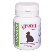 VitamAll (Витамол) Urinary - Кормовая добавка для профилактики мочекаменной болезни для кошек (100 шт./уп.)