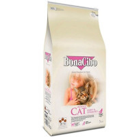 BonaCibo (БонаСібо) Adult Cat Light & Sterilized - Сухий корм з м'ясом курки, анчоусами і рисом для дорослих стерилізованих котів та кішок із зайвою вагою (5 кг) в E-ZOO
