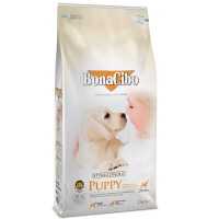 BonaCibo (БонаСібо) Puppy Chicken & Rice with Anchovy - Сухий корм з м'ясом курки, анчоусами і рисом для цуценят всіх порід у віці до 12 місяців (15 кг) в E-ZOO