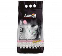 AnimAll (ЕнімАлл) Cat litter Premium Baby Powder - Білий бентонітовий наповнювач з ароматом дитячої присипки для котячих туалетів (5 л) в E-ZOO