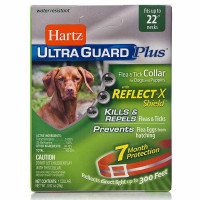 Hartz (Хартц) Ultra Guard Plus Flea&Tick Collar For Dogs And Puppies Reflekt-Х Shield - Ошейник со светоотражающей полосой от блох и клещей для собак (55 см) в E-ZOO