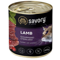 Savory (Сейворі) Cat Gourmand Sterilized Lamb - Вологий корм c ягням для стерилізованих котів всіх порід (100 г) в E-ZOO