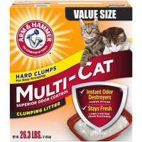 Arm and Hammer (Арм и Хаммер) Multi-Cat Clumping Litter - Наполнитель для кошачьего туалета, комкующийся, ароматизированный (12 кг) в E-ZOO