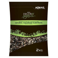 AquaEL (АкваЕль) Natural Aquarium Substrate 3-5 mm - Натуральний багатоколірний грунт для акваріума зернистістю 3-5 мм (2 кг) в E-ZOO