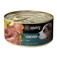 Savory (Сейвори) Chicken Puppy - Влажный корм из мяса курицы для щенков (200 г)