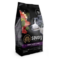 Savory (Cейворi) Fresh Turkey & Lamb Adult Medium Breeds - Сухий корм зі свіжого м'яса індички і ягняти для дорослих собак середніх порід (3 кг) в E-ZOO