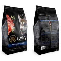 Savory (Сейвори) Fresh Turkey & Сhicken Junior Large Breeds - Сухой корм из мяса свежей индейки и курицы для юниоров крупных пород от 3 месяцев (3 кг) в E-ZOO фото №2 Savory (Сейвори) Fresh Turkey & Сhicken Junior Large Breeds - Сухой корм из мяса свежей индейки и курицы для юниоров крупных пород от 3 месяцев (3 кг) в E-ZOO