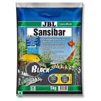 JBL (ДжиБиЭль) Sansibar Dark - Чёрный донный грунт для пресноводных и морских аквариумов, зернистостью 0,2-0,6 мм (5 кг)