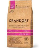 Grandorf (Грандорф) Turkey & Brown Rice Adult Breeds - Сухой корм с индейкой и коричневым рисом для взрослых собак различных пород (3 кг)