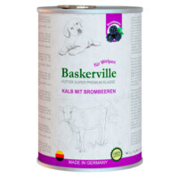 Baskerville (Баскервиль) Super Premium Kalb Mit Brombeeren - Консервы c телятиной и ежевикой для щенков (400 г) в E-ZOO