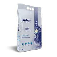 Lindocat (Ліндокет) Advanced MultiCat + - Білий бентонітовий наповнювач з бікарбонатом для котячого туалету (12 л) в E-ZOO