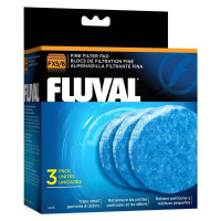 Fluval (Флювал) Fine Filter Pad - Губка вкладыш для внешнего фильтра FX5/FX6 (3 шт./уп.)