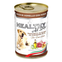 Healthy (Хэлси) All days - Консервированный корм с ягненком и картошкой для собак (паштет с кусочками) (400 г)