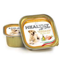 Healthy (Хэлси) All days - Консервированный корм с курятиной и морковкой для собак (паштет с кусочками) (150 г)