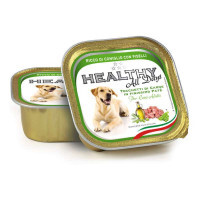 Healthy (Хэлси) All days - Консервированный корм с кроликом и горохом для собак (паштет с кусочками) (150 г)