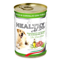 Healthy (Хэлси) All days - Консервированный корм с кроликом и горохом для собак (паштет с кусочками) (400 г) в E-ZOO