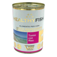Healthy (Хелсі) Fish - Консервований корм з тунцем та рисом для собак (паштет) (400 г) в E-ZOO