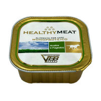 Healthy (Хэлси) Meat - Консервированный корм с уткой и зеленой фасолью для собак (паштет) (150 г)