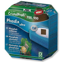 JBL (ДжиБиЭль) PhosEx ultra Pad - Комплект с вставкой из губки и средством для удаления фосфатов для CristalProfi e4/7/900/1,2/e15/1900/1,2 (e700-1/е900-1) в E-ZOO