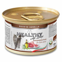 Healthy (Хэлси) All days - Консервированный корм с ягненком для котов (паштет) (200 г)