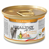 Healthy (Хэлси) All days - Консервированный корм с курицей для котов (паштет) (200 г)