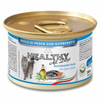 Healthy (Хэлси) All days - Консервированный корм с рыбой и креветками для котов (паштет) (200 г) в E-ZOO