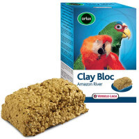 Versele-Laga (Верселя-Лага) Orlux Clay Bloc Amazon River - Мінеральний блок з глиною для великих папуг (550 г) в E-ZOO