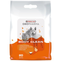 Versele-Laga (Верселе-Лага) Oropharma Body Clean - Вологі очищаючі серветки для тіла та лап собак і котів (20 шт./уп.)