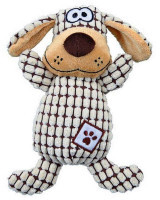 Trixie (Трикси) Dog Plush Toy - Мягкая игрушка для собак Собака в клеточку без пищалки (26 см)