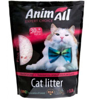 AnimAll (ЕнімАлл) Cat litter Pink petal - Наповнювач сілікагелевий Рожева пелюстка для котячого туалету (3,8 л)