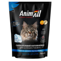 AnimAll (ЭнимАлл) Cat litter Blue aquamarine - Наполнитель силикагелевый Голубой аквамарин для кошачьего туалета (7,6 л) в E-ZOO