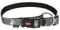Trixie (Трикси) Silver Reflect Collar - Ошейник для собак светоотражающий с лапками (M-L)