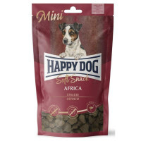 Happy Dog (Хеппі Дог) SoftSnack Mini Africa - М'які снеки зі страусом і картоплею для собак дрібних порід (100 г) в E-ZOO