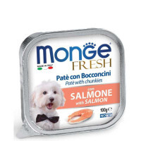 Monge (Монж) DOG FRESH - Нежный паштет с лососем для собак (100 г)