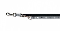 Trixie (Трикси) Silver Reflect Adjustable Leash - Поводок-перестежка со свето-отражающими элементами (2,5х200 см) в E-ZOO