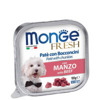 Monge (Монж) DOG FRESH - Нежный паштет с говядиной для собак (100 г) в E-ZOO