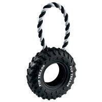 Ferplast (Ферпласт) Rubber Bone Tire - Іграшка-шина на мотузці для собак (29х15,5x5,2 см) в E-ZOO