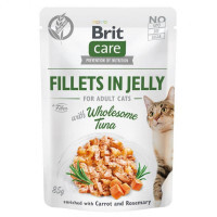 Brit Care (Бріт Кеа) Fillets in Jelly Wholesome Tuna - Вологий корм з тунцем для котів (філе в желе) (85 г) в E-ZOO