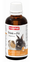 Beaphar (Беафар) Trink + Fit Vitamins - Витамины для здоровья шерсти и укрепление костей у кроликов и грызунов (50 мл)