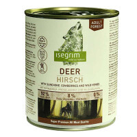 Isegrim (Изегрим) Deer with Sunchoke Cowberries & Wild Herbs - Консервованный корм с олениной, черникой, грибами и дикорастущими травами для собак (800 г) в E-ZOO