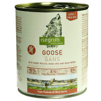 Isegrim (Изегрим) Goose with Sweet Potato Rose Hip & Wild Herbs - Консервованный корм с гусаком, бататом, шиповником и дикорастущими травами (800 г)